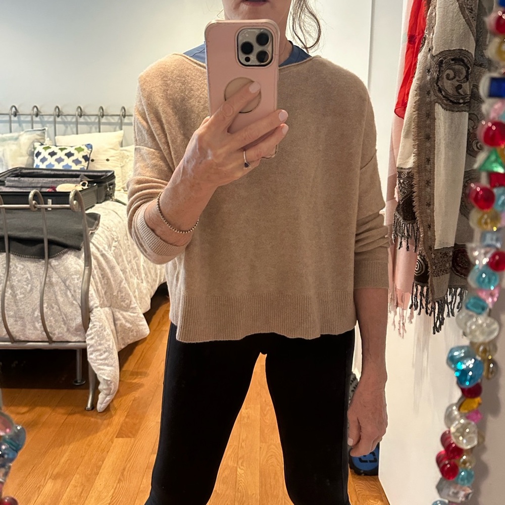 Anthropologie Beige cashmere